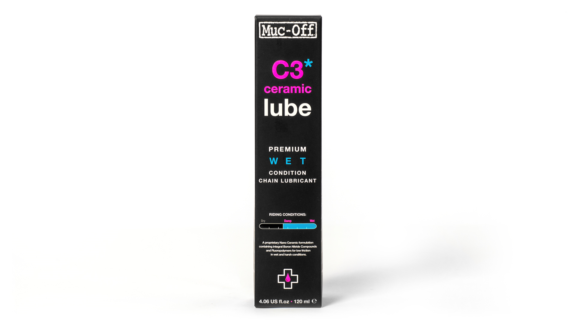 Muc-Off Wet Lube C3 Kettingolie Ceramic 120ML - Afbeelding 2