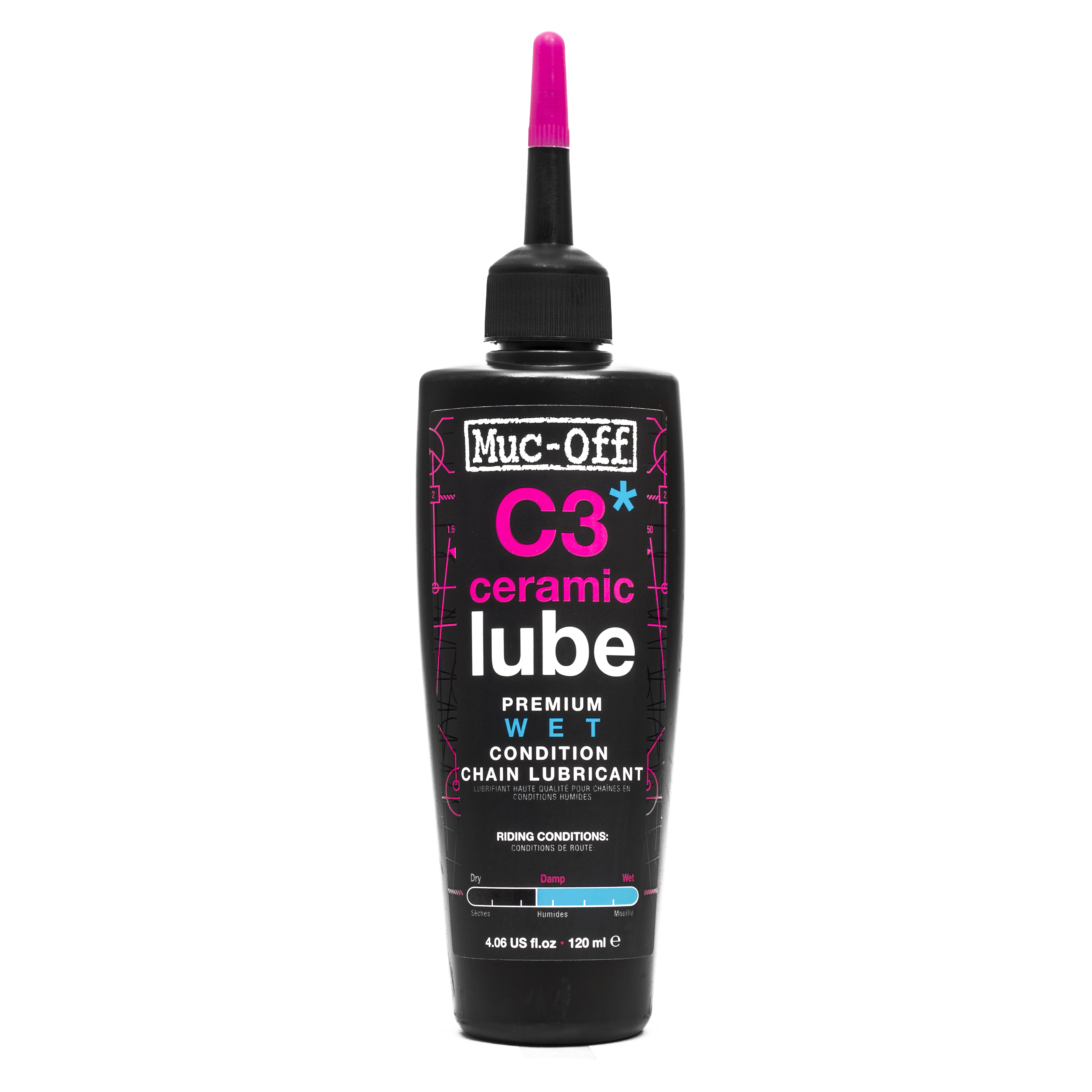 Muc-Off Wet Lube C3 Kettingolie Ceramic 120ML