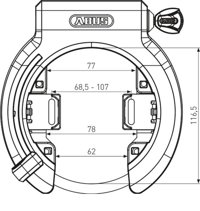 Slot ABUS 6950M AM R XPlus ringslot - Afbeelding 2